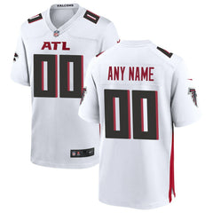 Atlanta Falcons Custom Game Jersey - White cheap