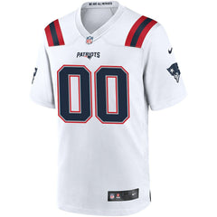 New England Patriots Custom Game Jersey - White for sale