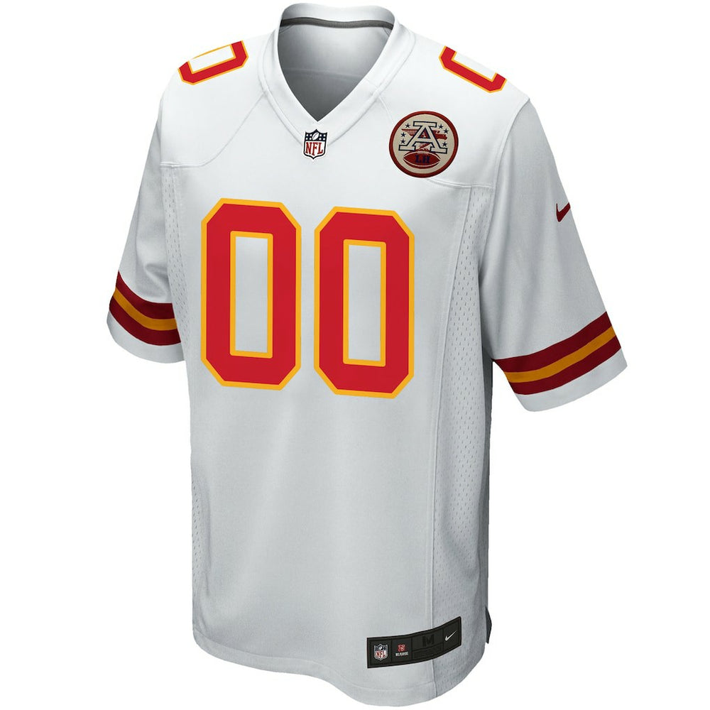 Kansas City Chiefs Custom Game Jersey - White on sale