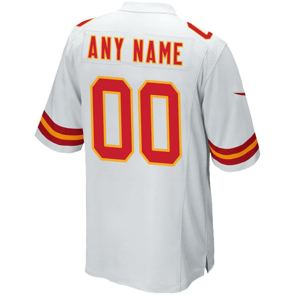Kansas City Chiefs Custom Game Jersey - White on sale