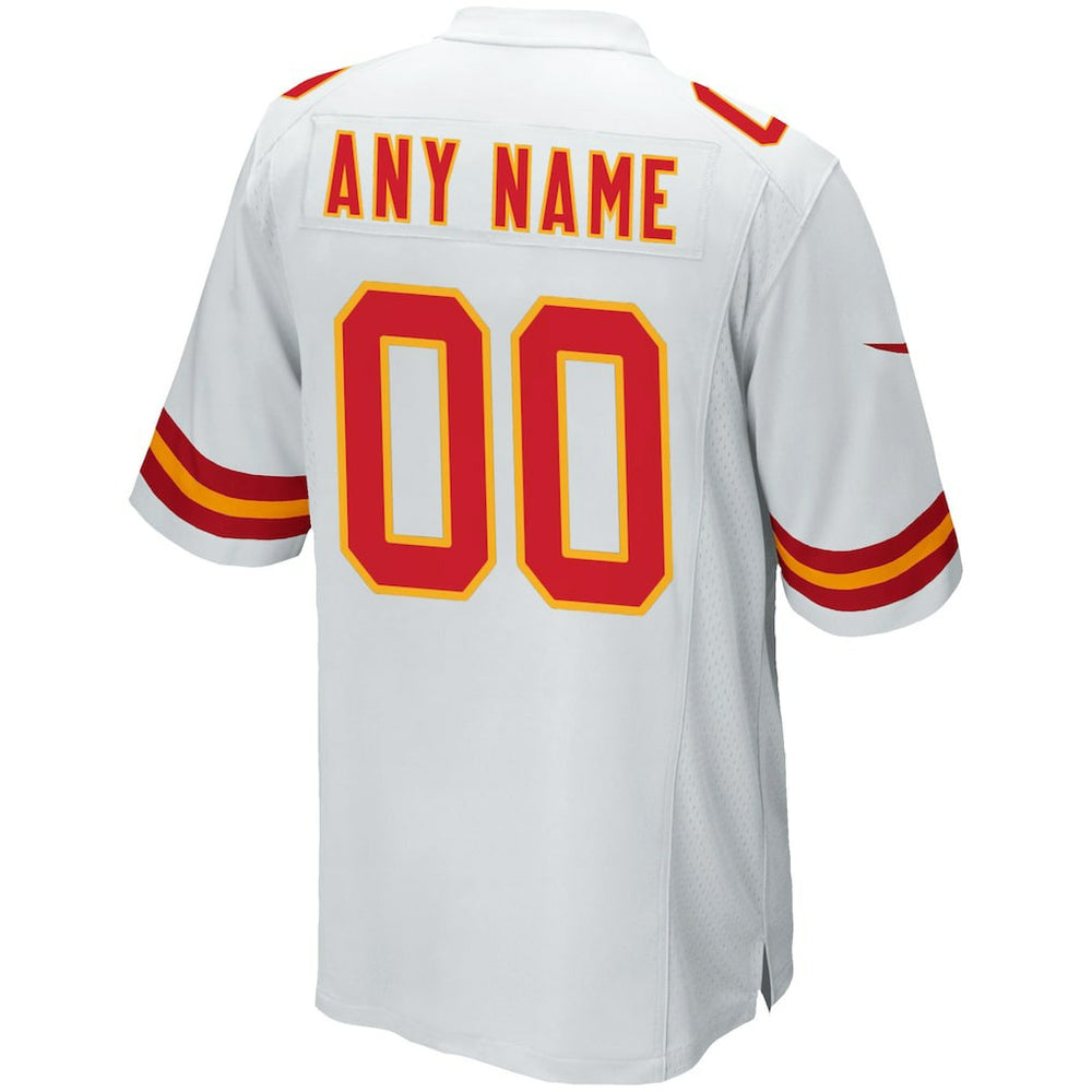 Kansas City Chiefs Custom Game Jersey - White on sale