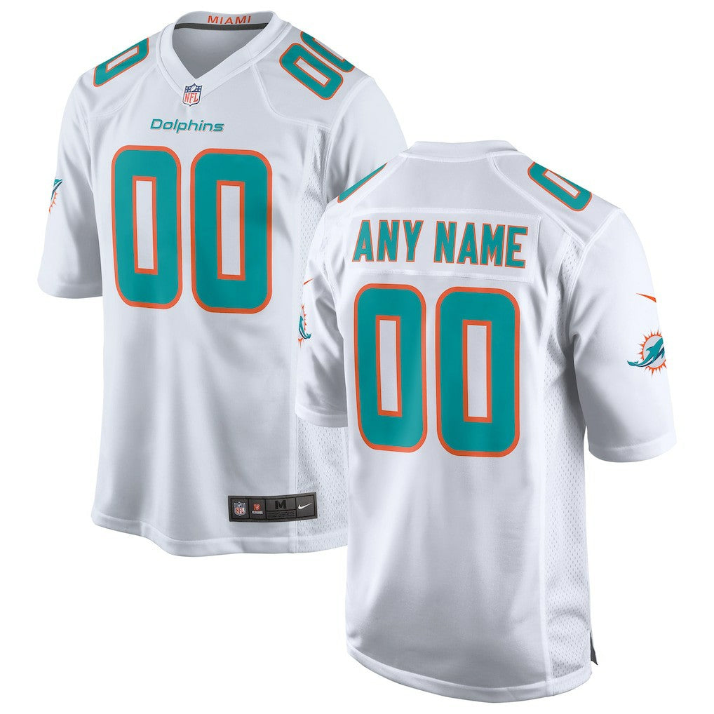 Miami Dolphins Custom Game Jersey - White for sale