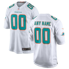 Miami Dolphins Custom Game Jersey - White for sale