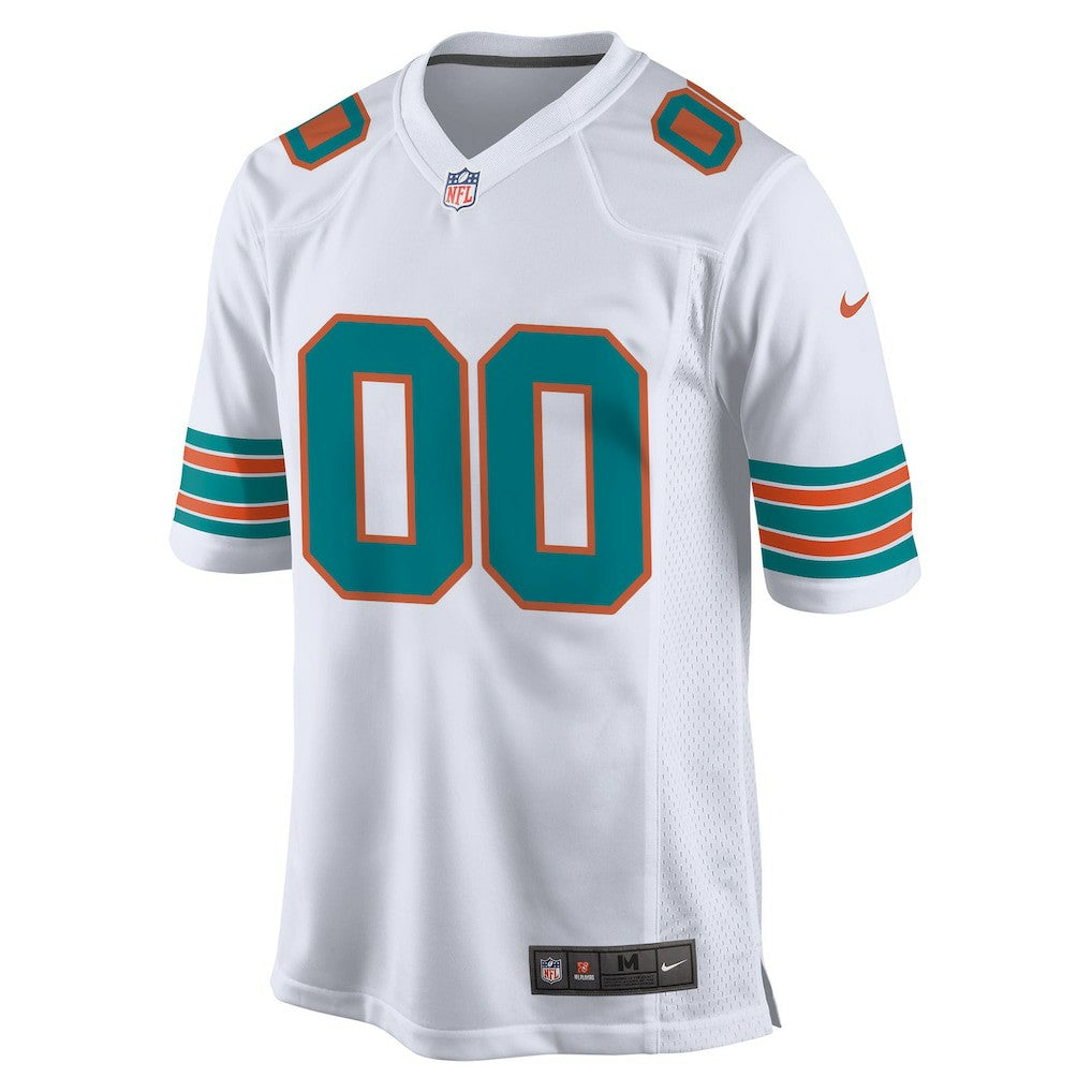 Miami Dolphins Alternate Custom Game Jersey - White discount