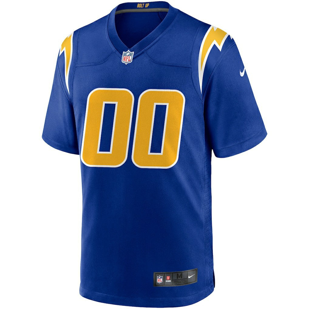 Los Angeles Chargers Alternate Custom Game Jersey - Royal cheap