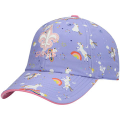 New Orleans Saints '47 Girls Preschool Unicorn Clean Up Adjustable Hat - Purple outlet