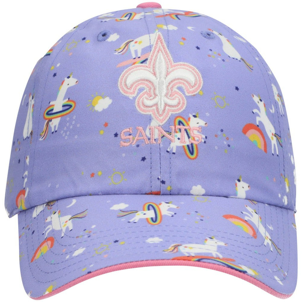 New Orleans Saints '47 Girls Preschool Unicorn Clean Up Adjustable Hat - Purple outlet