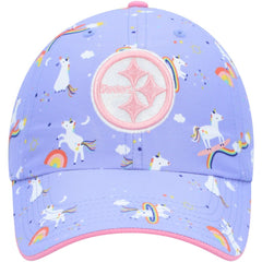 Pittsburgh Steelers '47 Girls Preschool Unicorn Clean Up Adjustable Hat - Purple online