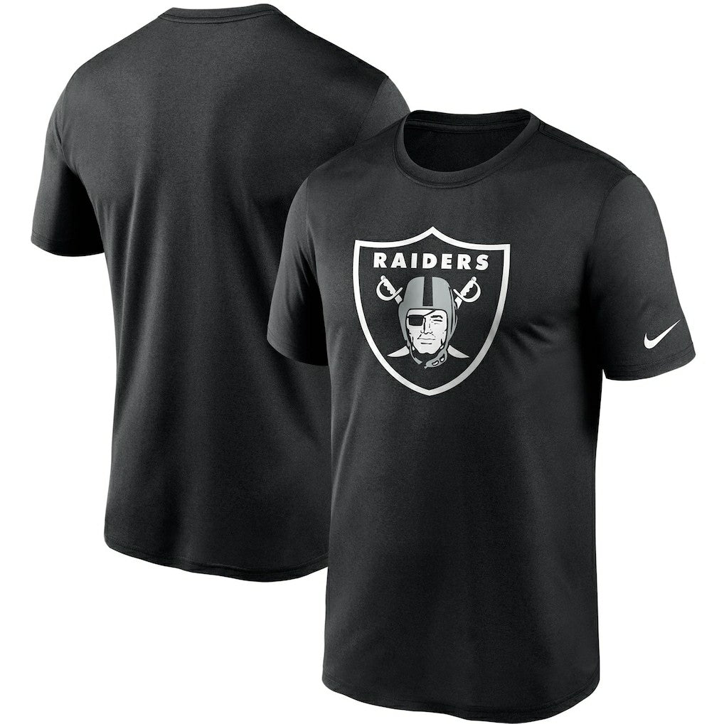 Las Vegas Raiders Logo Essential Legend Performance T-Shirt - Black on sale