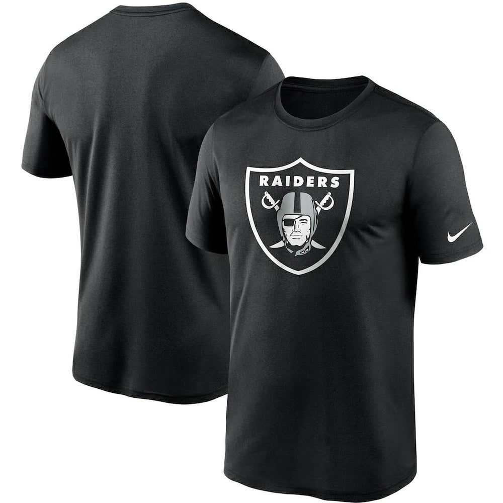 Las Vegas Raiders Logo Essential Legend Performance T-Shirt - Black on sale