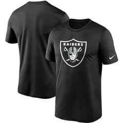 Las Vegas Raiders Logo Essential Legend Performance T-Shirt - Black on sale