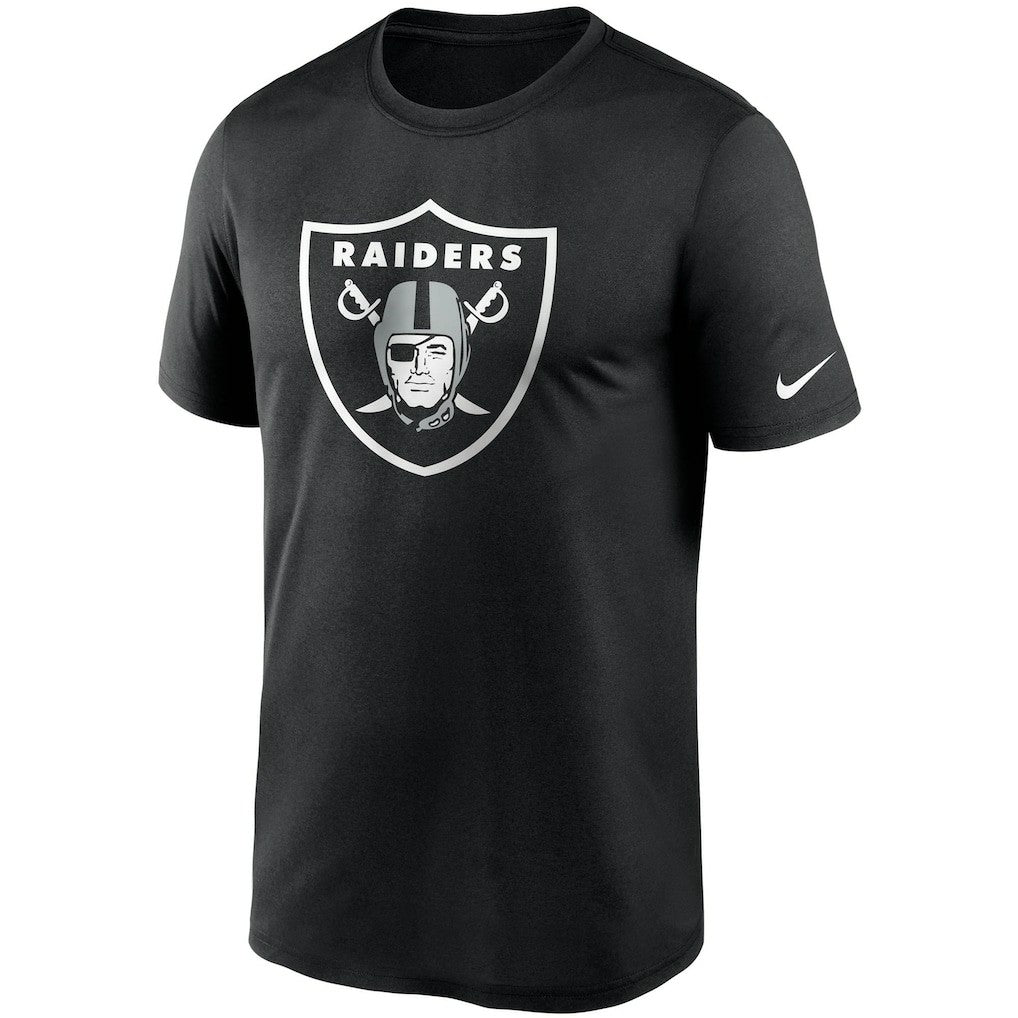 Las Vegas Raiders Logo Essential Legend Performance T-Shirt - Black on sale