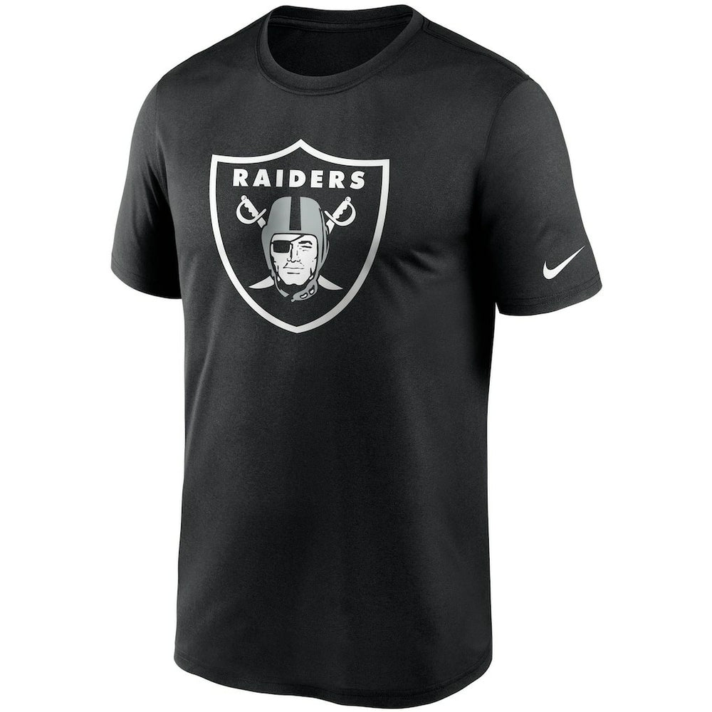 Las Vegas Raiders Logo Essential Legend Performance T-Shirt - Black on sale