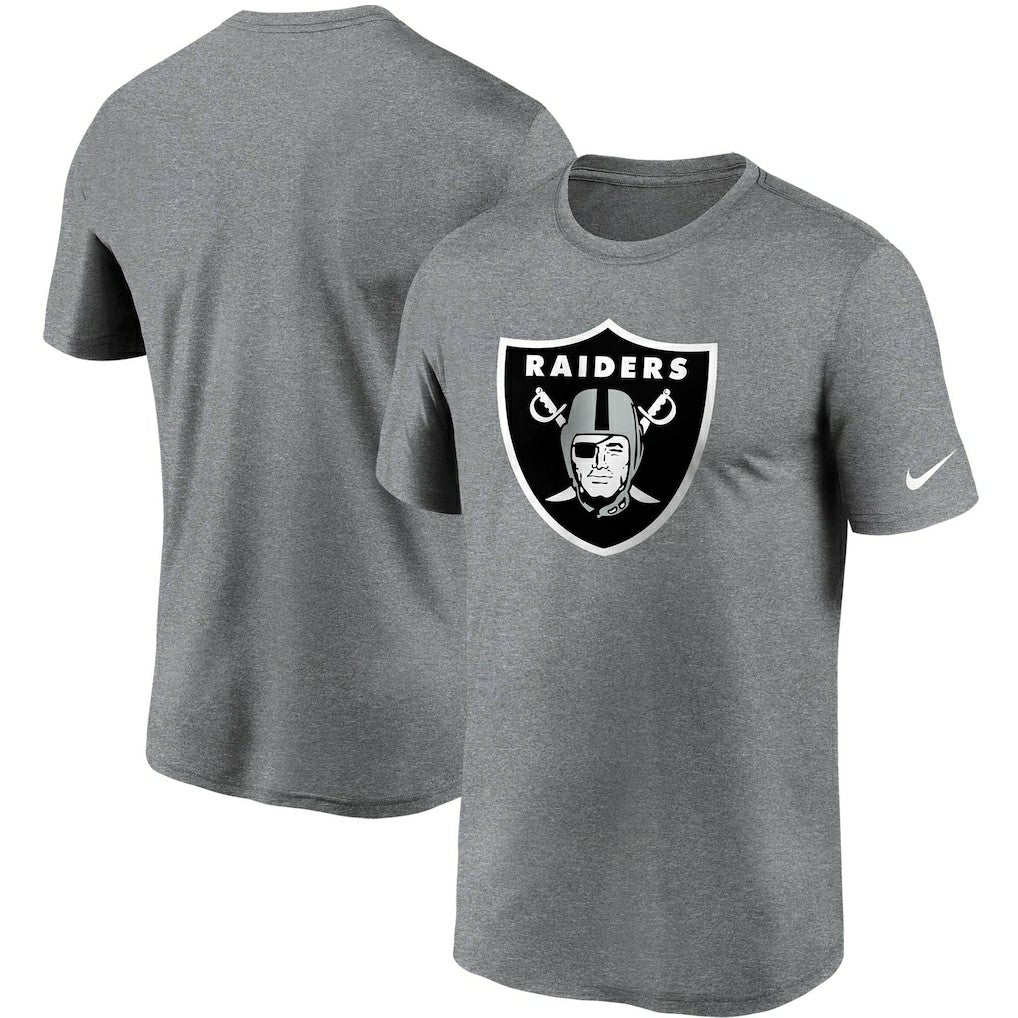 Las Vegas Raiders Logo Essential Legend Performance T-Shirt - Heathered Charcoal outlet
