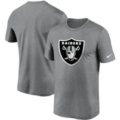 Las Vegas Raiders Logo Essential Legend Performance T-Shirt - Heathered Charcoal outlet