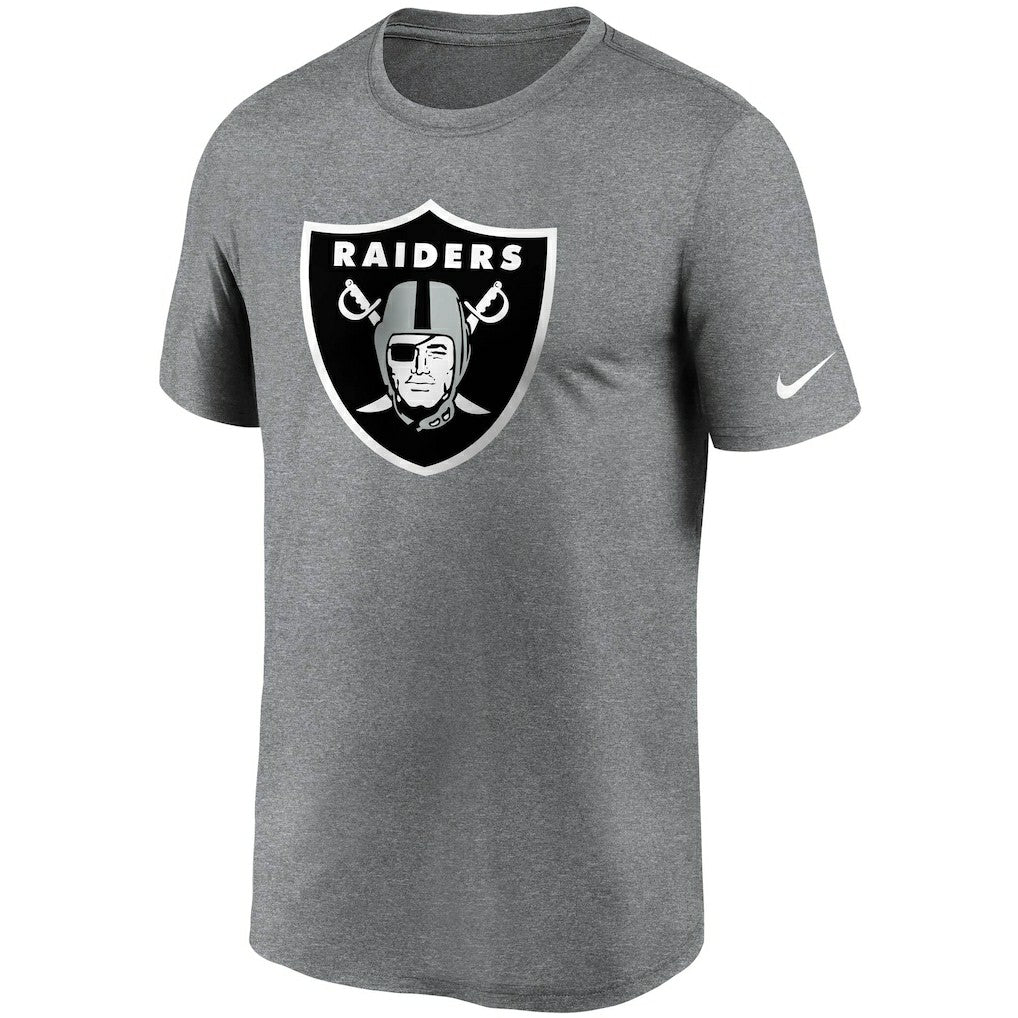 Las Vegas Raiders Logo Essential Legend Performance T-Shirt - Heathered Charcoal outlet