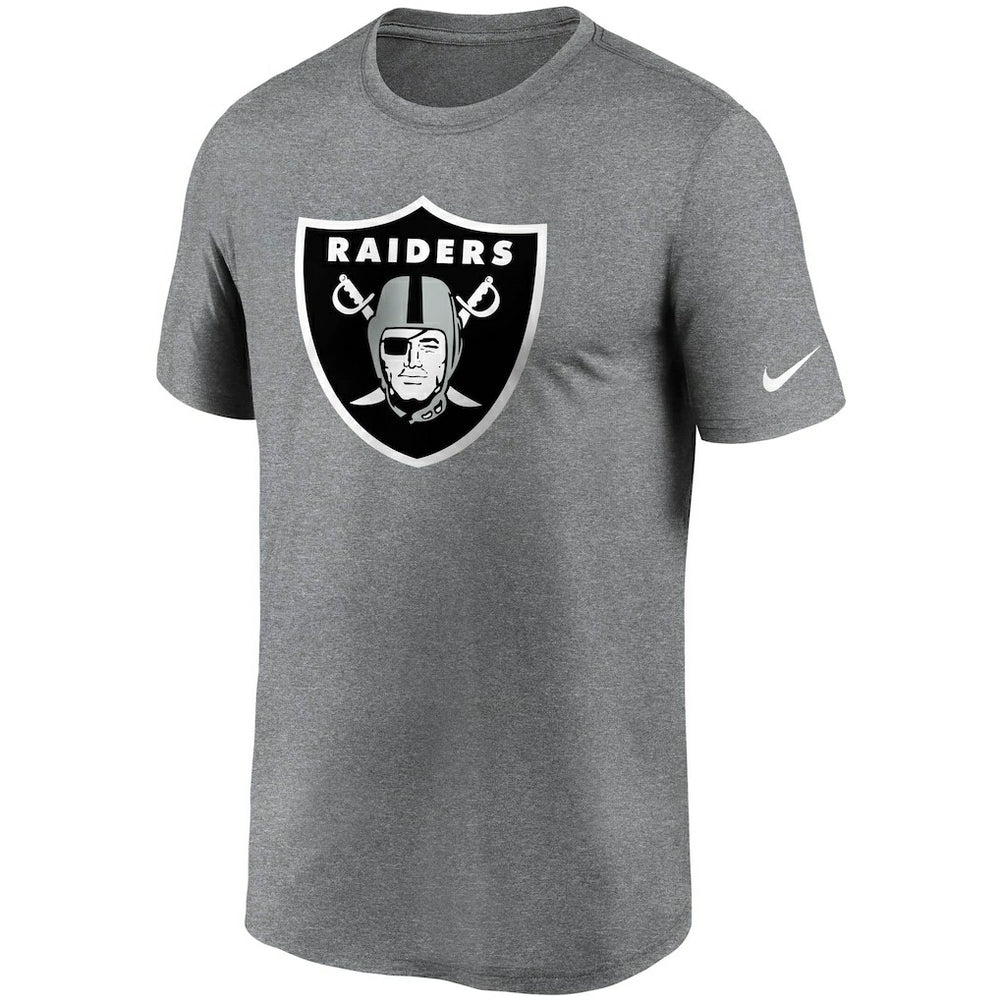 Las Vegas Raiders Logo Essential Legend Performance T-Shirt - Heathered Charcoal outlet