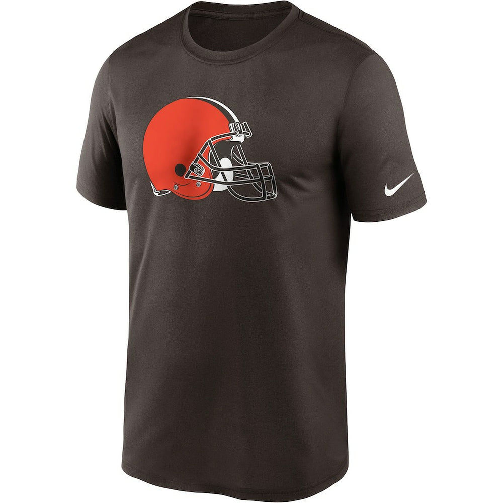 Cleveland Browns Logo Essential Legend Performance T-Shirt - Brown on sale