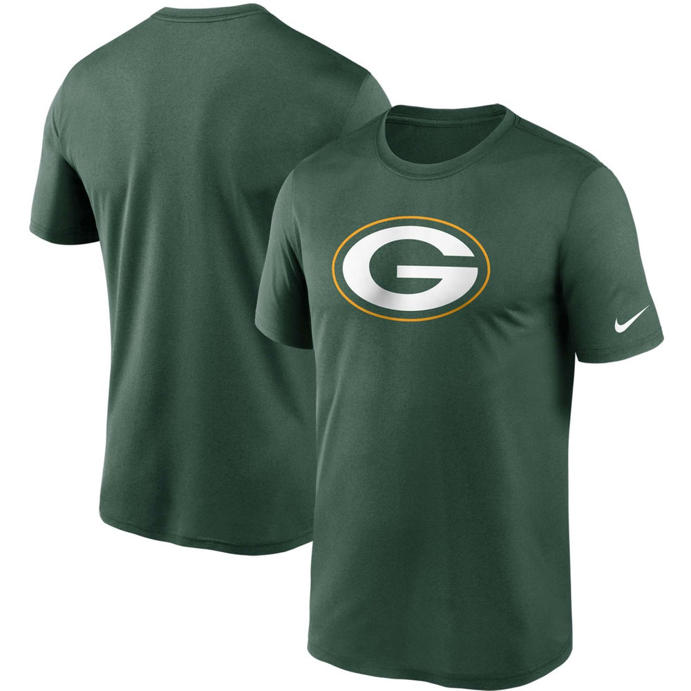 Green Bay Packers Logo Essential Legend Performance T-Shirt - Green sale