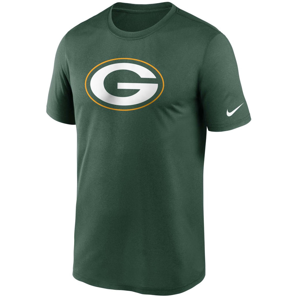 Green Bay Packers Logo Essential Legend Performance T-Shirt - Green sale