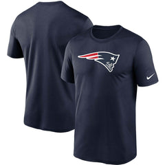 New England Patriots Logo Essential Legend Performance T-Shirt - Navy online