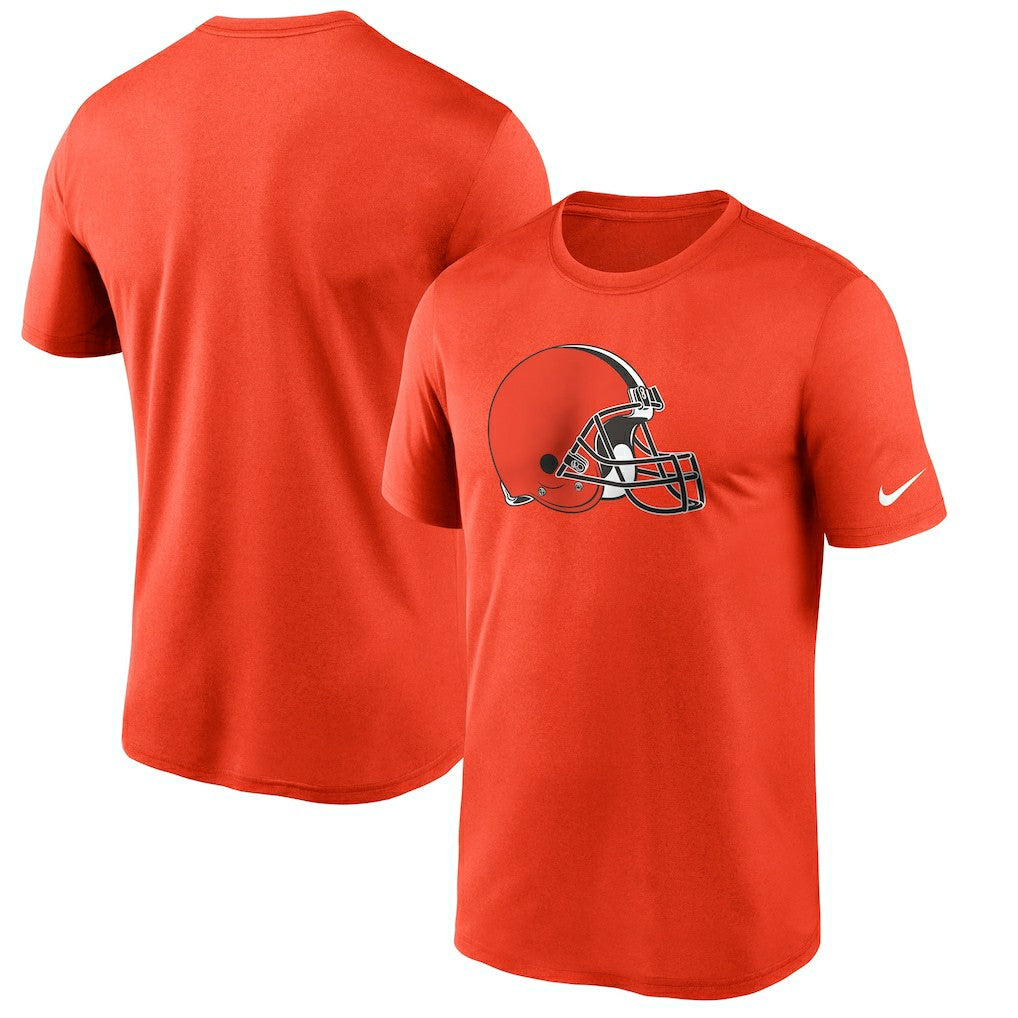 Cleveland Browns Logo Essential Legend Performance T-Shirt - Orange for sale