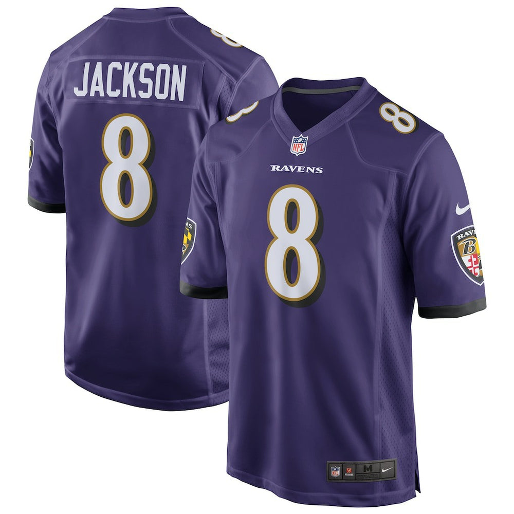 Lamar Jackson Baltimore Ravens Game Jersey - Purple on sale