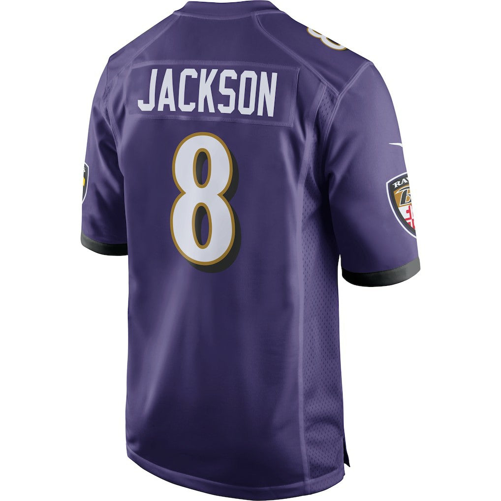 Lamar Jackson Baltimore Ravens Game Jersey - Purple on sale