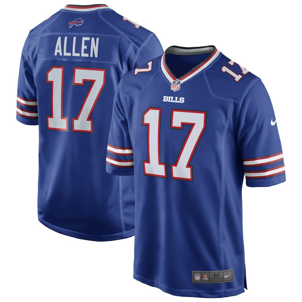 Josh Allen Buffalo Bills Team Game Player Jersey - Royal discount