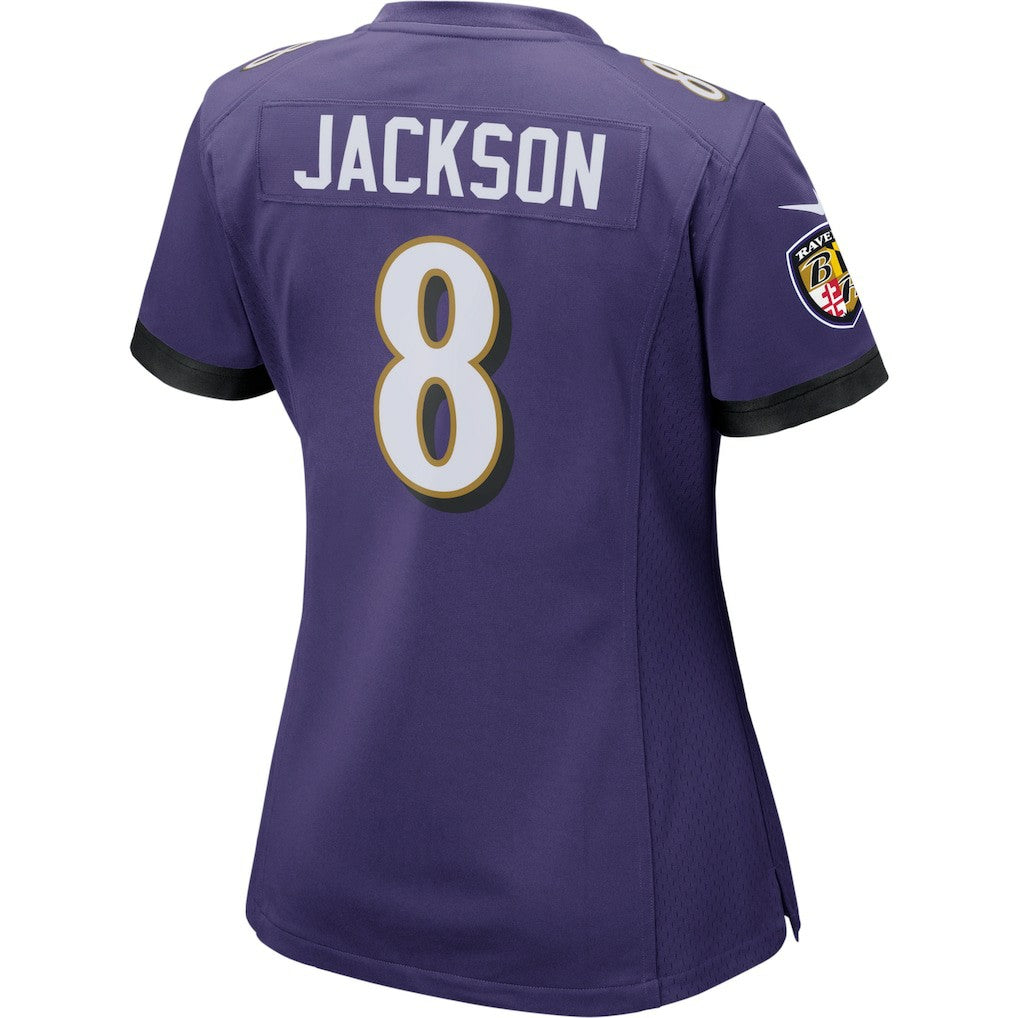 Lamar Jackson Baltimore Ravens Women's Game Jersey - Purple on sale