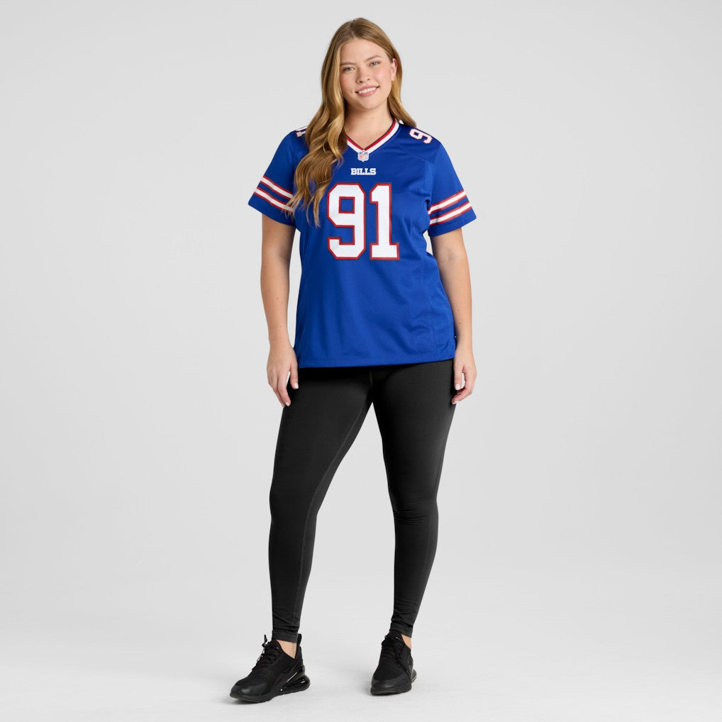 Ed Oliver Buffalo Bills Women's Game Jersey - Royal for sale