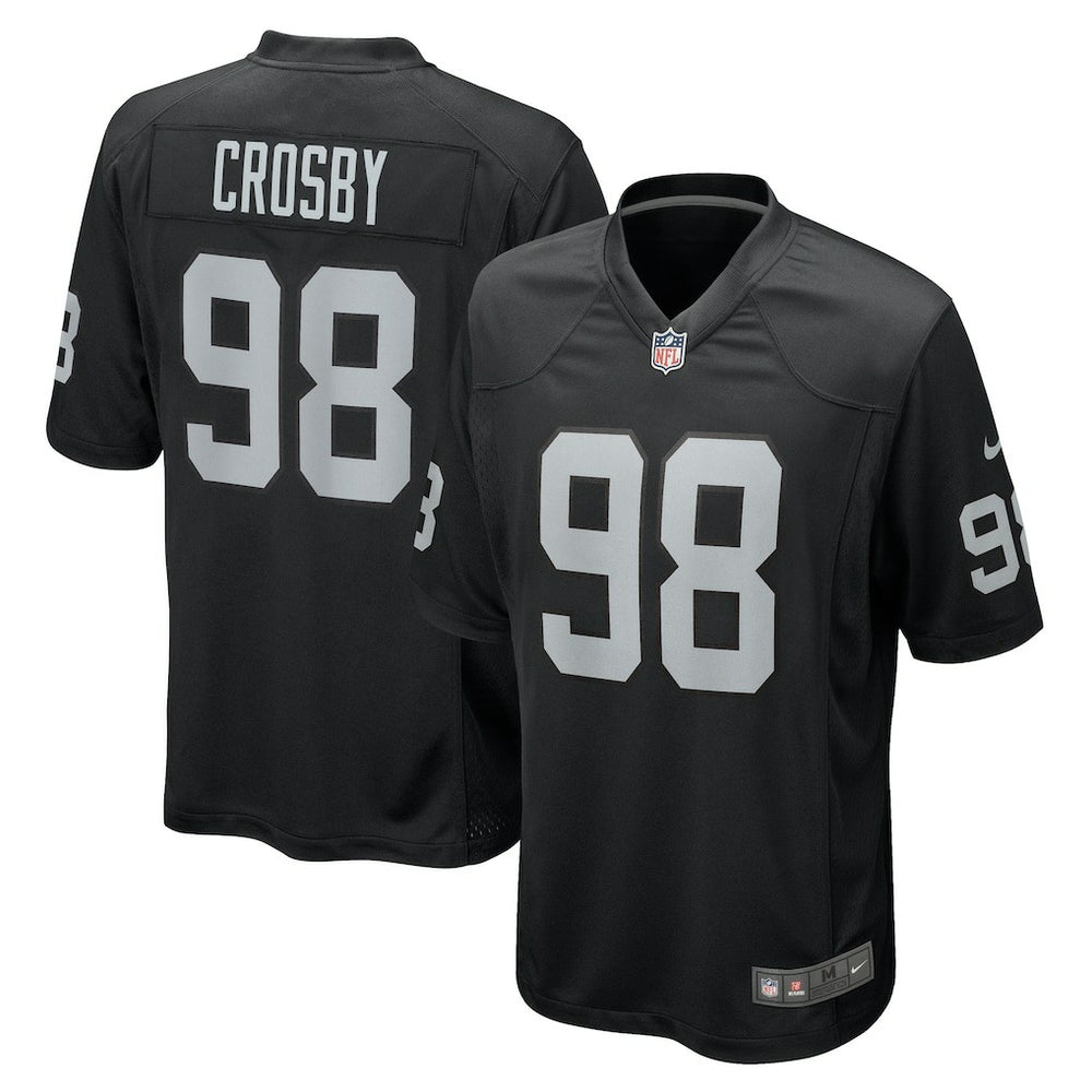 Maxx Crosby Las Vegas Raiders Game Jersey - Black cheap
