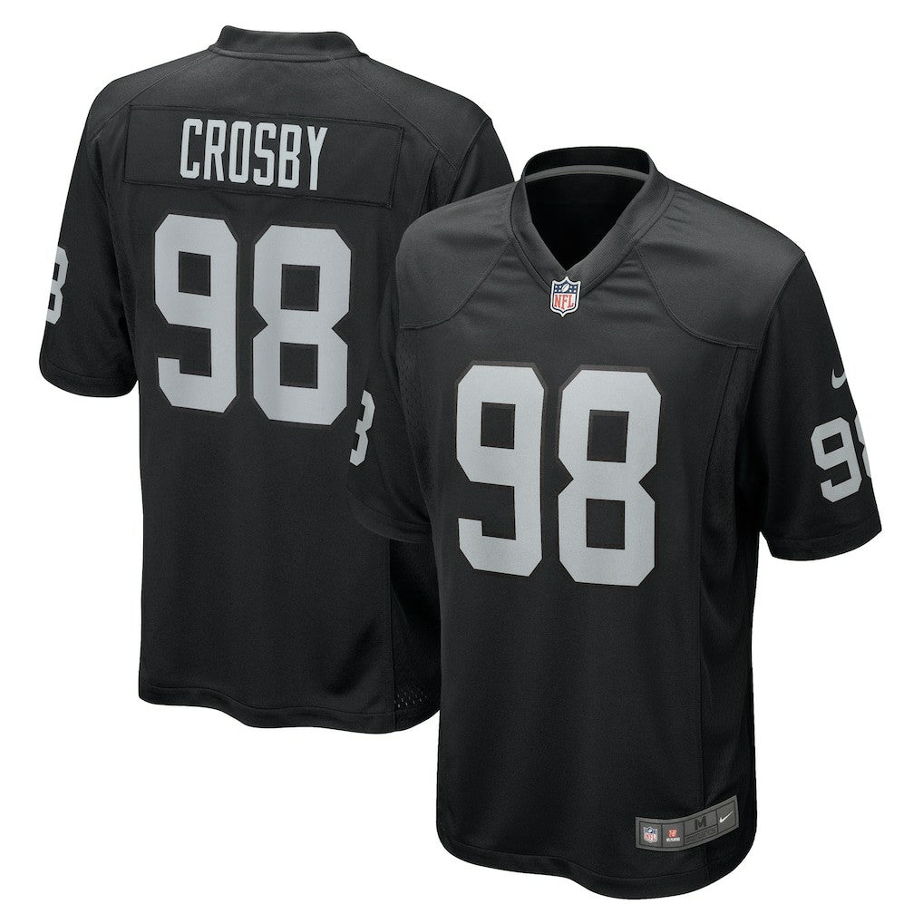 Maxx Crosby Las Vegas Raiders Game Jersey - Black cheap