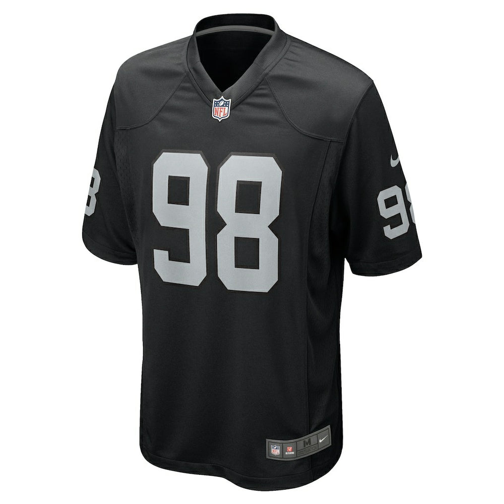 Maxx Crosby Las Vegas Raiders Game Jersey - Black cheap