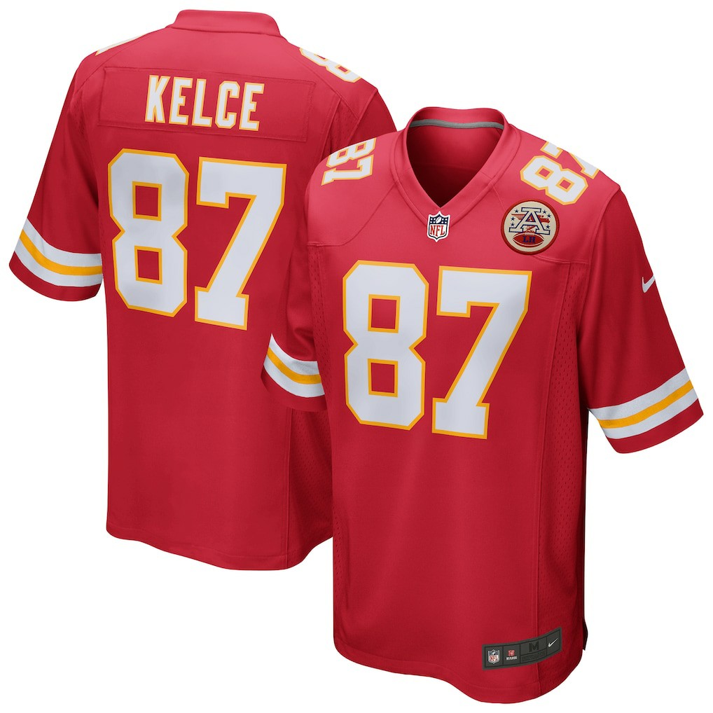 Travis Kelce Kansas City Chiefs Game Jersey - Red on sale