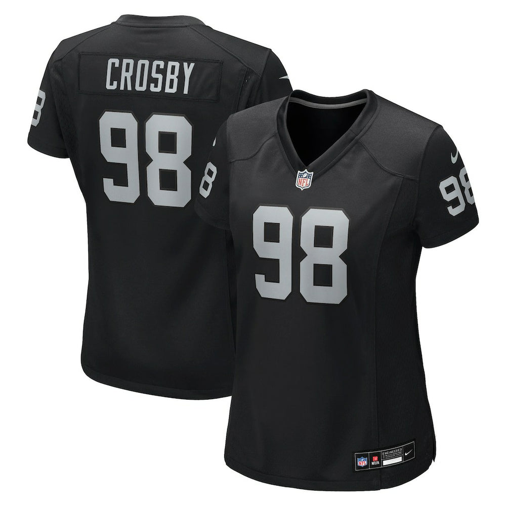 Maxx Crosby Las Vegas Raiders Women's Jersey - Black outlet