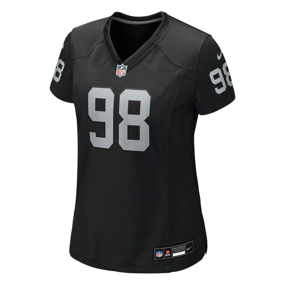 Maxx Crosby Las Vegas Raiders Women's Jersey - Black outlet