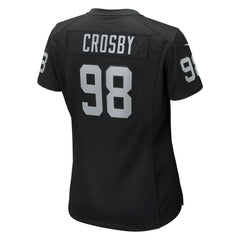 Maxx Crosby Las Vegas Raiders Women's Jersey - Black outlet