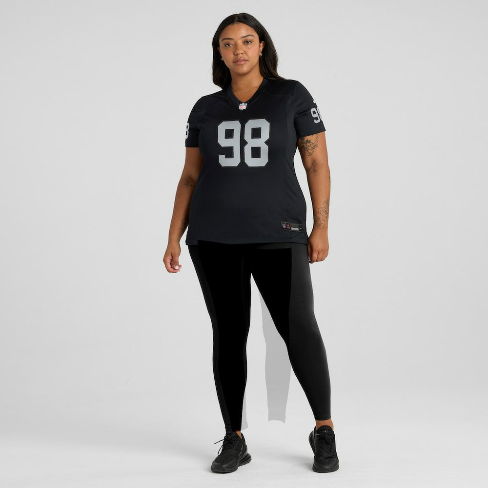 Maxx Crosby Las Vegas Raiders Women's Jersey - Black outlet
