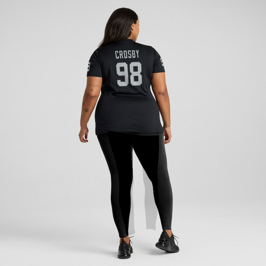 Maxx Crosby Las Vegas Raiders Women's Jersey - Black outlet