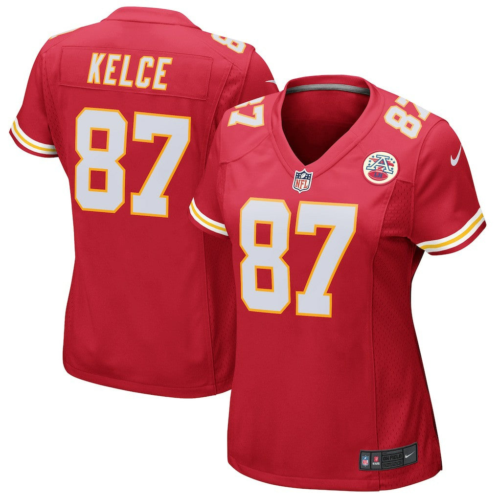 Travis Kelce Kansas City Chiefs Women's Game Jersey - Red outlet