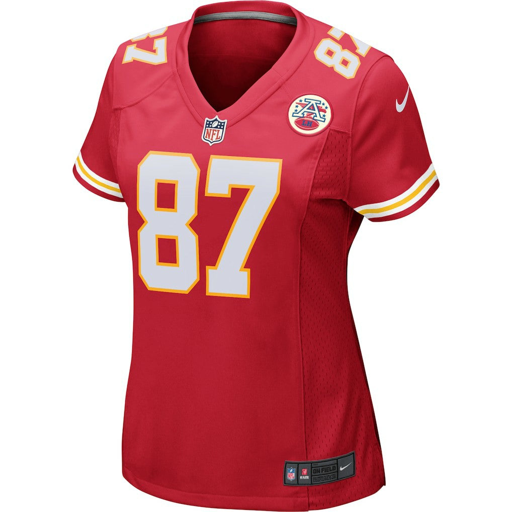 Travis Kelce Kansas City Chiefs Women's Game Jersey - Red outlet