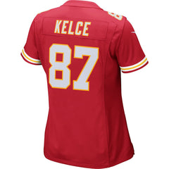 Travis Kelce Kansas City Chiefs Women's Game Jersey - Red outlet