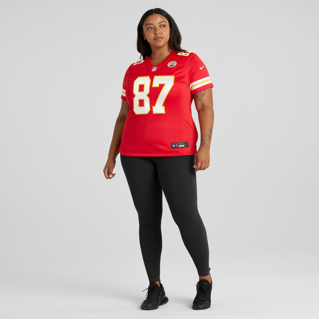 Travis Kelce Kansas City Chiefs Women's Game Jersey - Red outlet