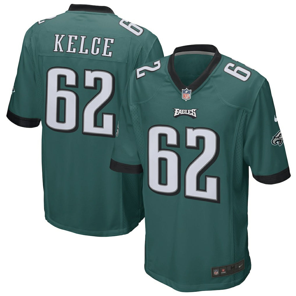 Jason Kelce Philadelphia Eagles Game Jersey - Midnight Green sale