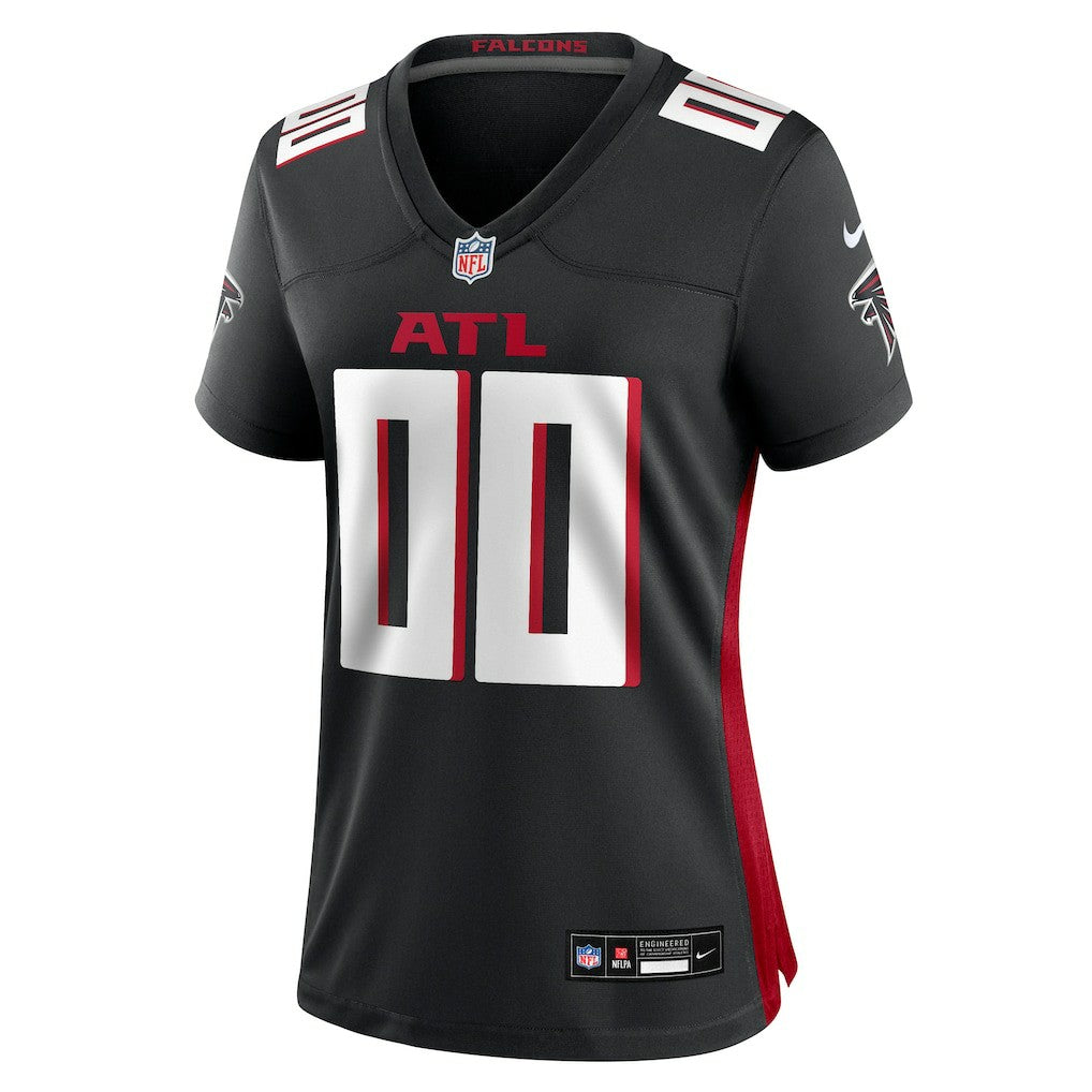 Atlanta Falcons Women's Custom Game Jersey - Black on sale