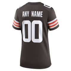 Cleveland Browns Women's Custom Game Jersey - Brown online