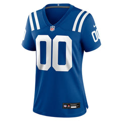 Indianapolis Colts Women's Custom Game Jersey - Royal discount