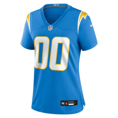 Los Angeles Chargers Women's Custom Game Jersey - Powder Blue on sale