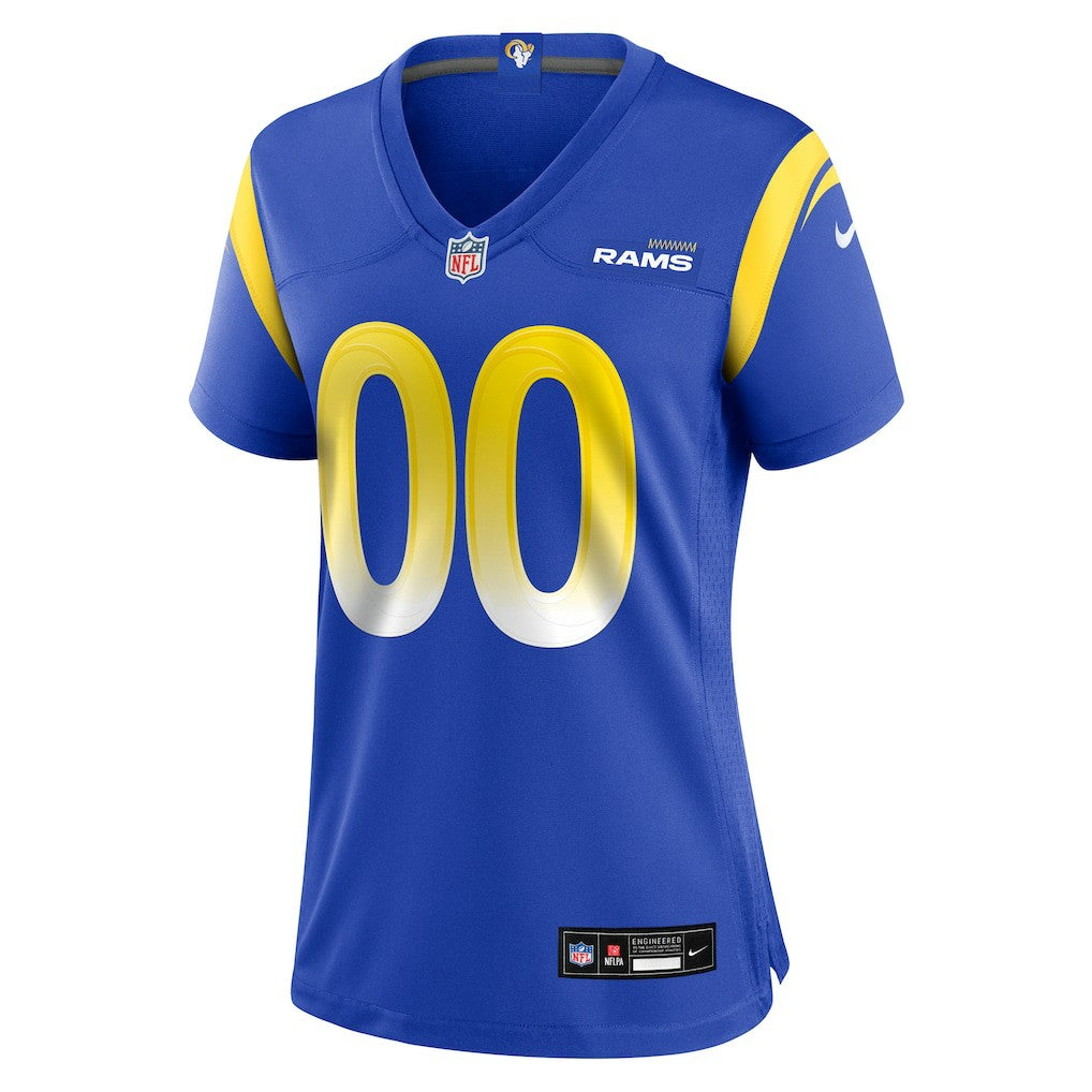 Los Angeles Rams Women's Custom Game Jersey - Royal outlet